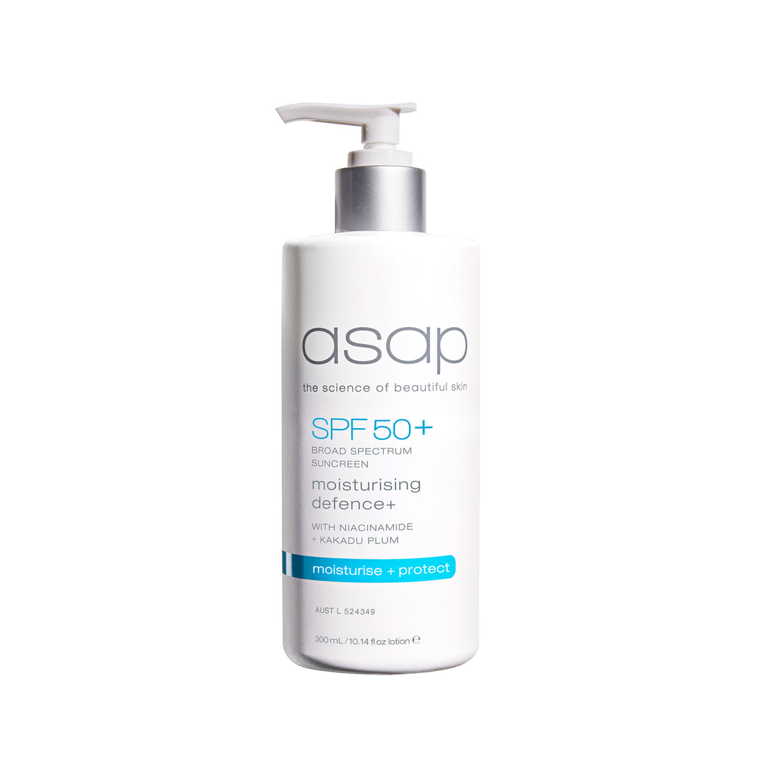THE NEW SPF50+ MOISTURISING DEFENCE + 300ML