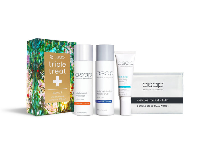 Triple treat+ promotion bonus moisturising defence SPF50+