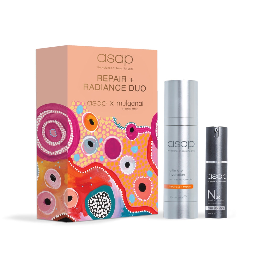 asap Christmas packs - Repair + Radiance Duo