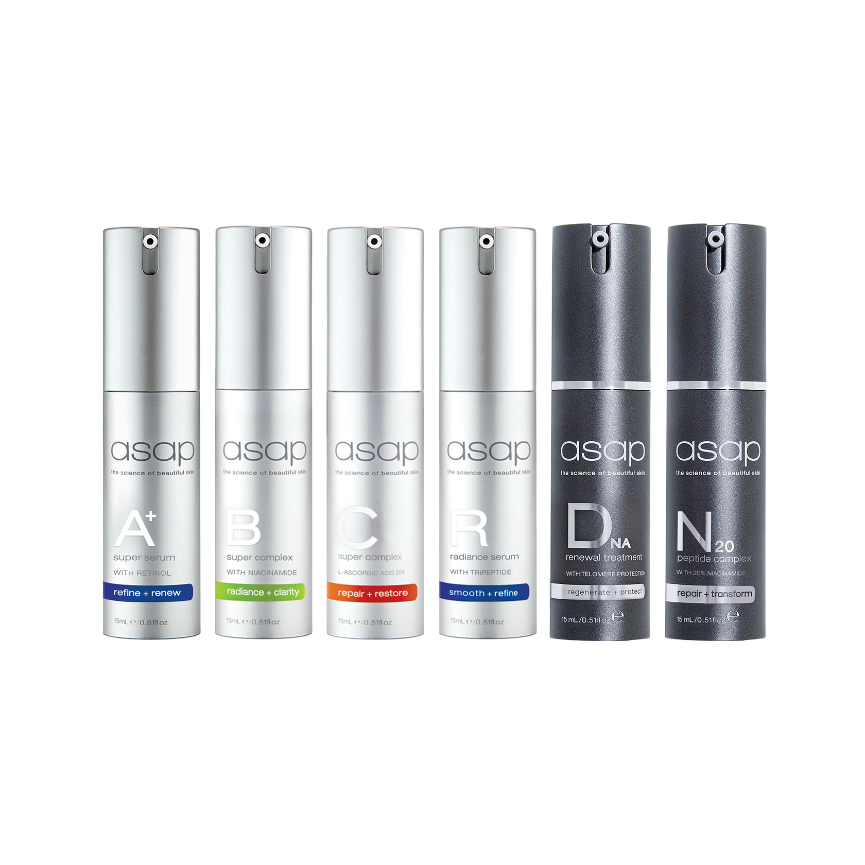 asap - Signature serum Collection – asap Skin Products